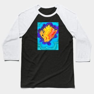 Arriving At Peace Psychedelic Painting Baseball T-Shirt